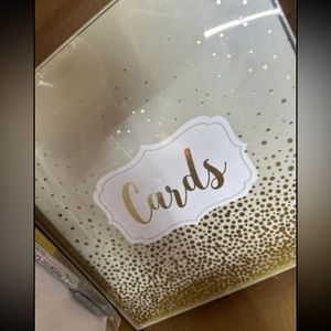 Wedding Card Box with 50 cards. NEW in packaging.